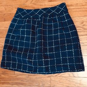 Maeve (Anthropologie) wool skirt "Converging Bits"